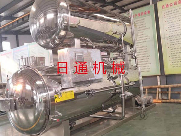 雙層熱水循環(huán)調(diào)理型殺菌鍋