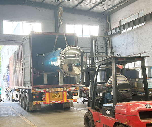 水浴殺菌鍋發(fā)貨-國外南非